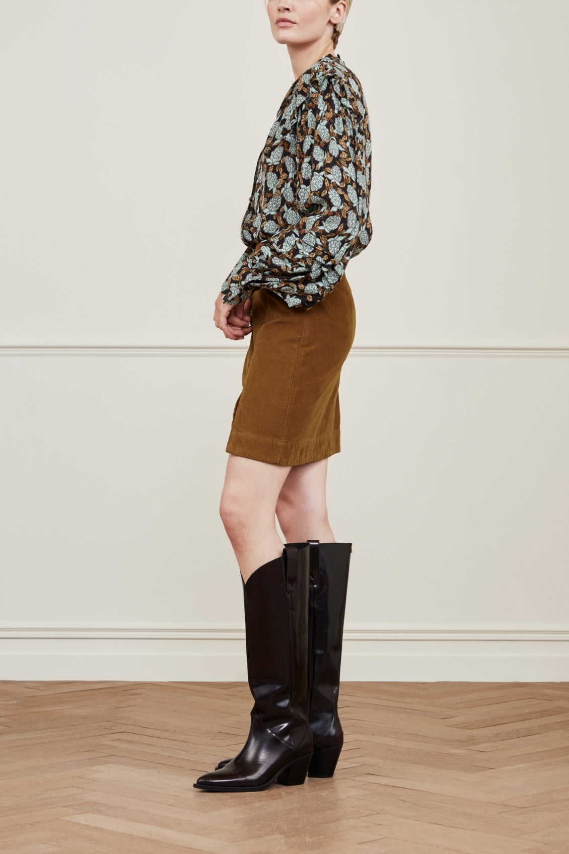 Vivian cord Skirt Fabienne chapot - second hand