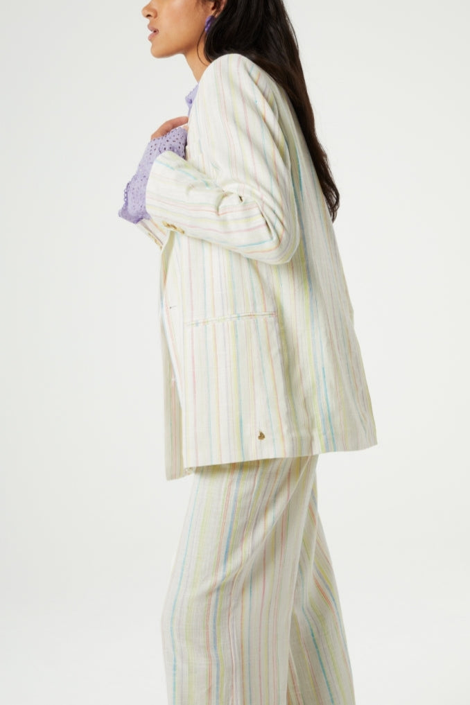 Roger Striped Blazer Fabienne chapot - second hand