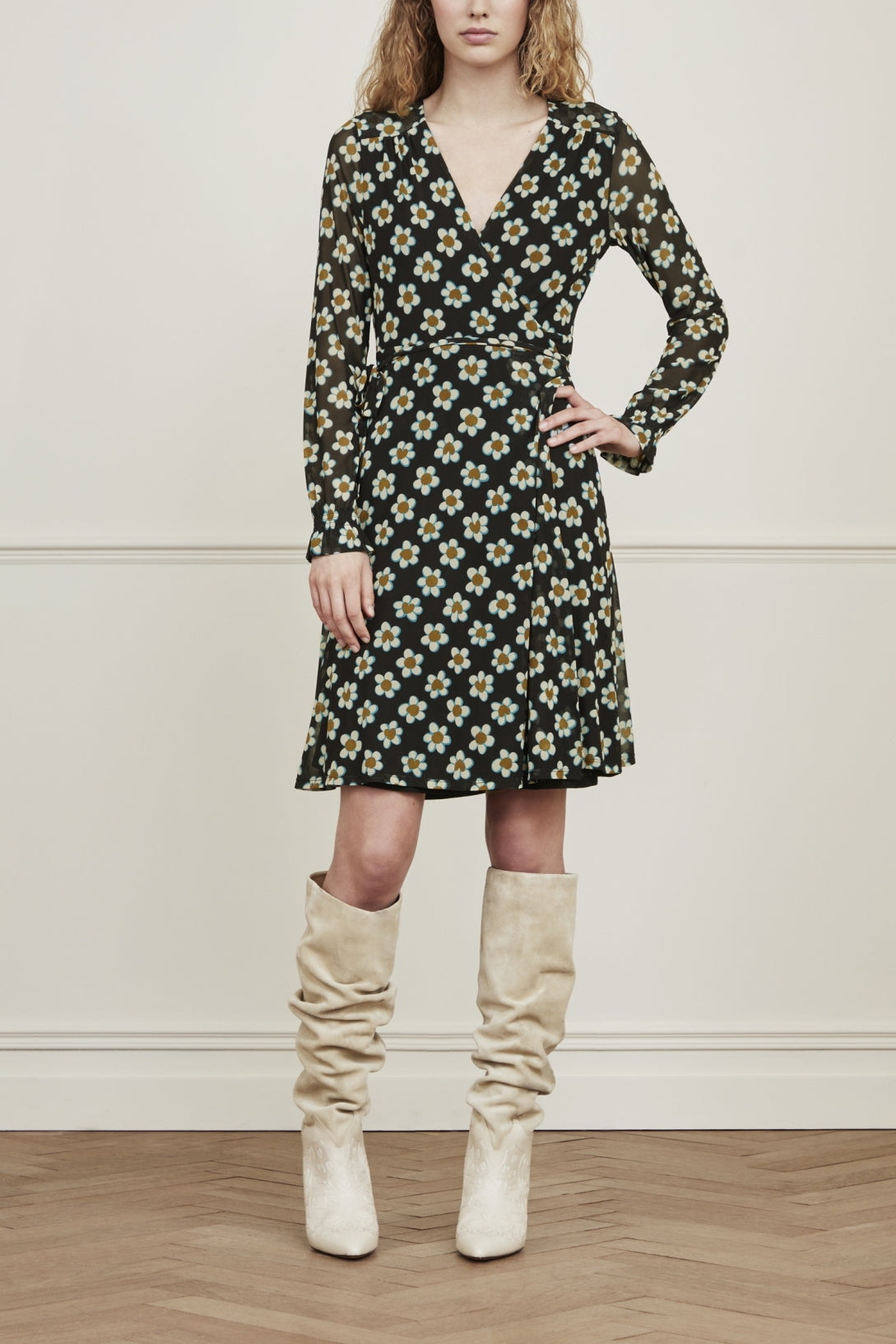 Natasja Mesh Short Dress Fabienne chapot - second hand