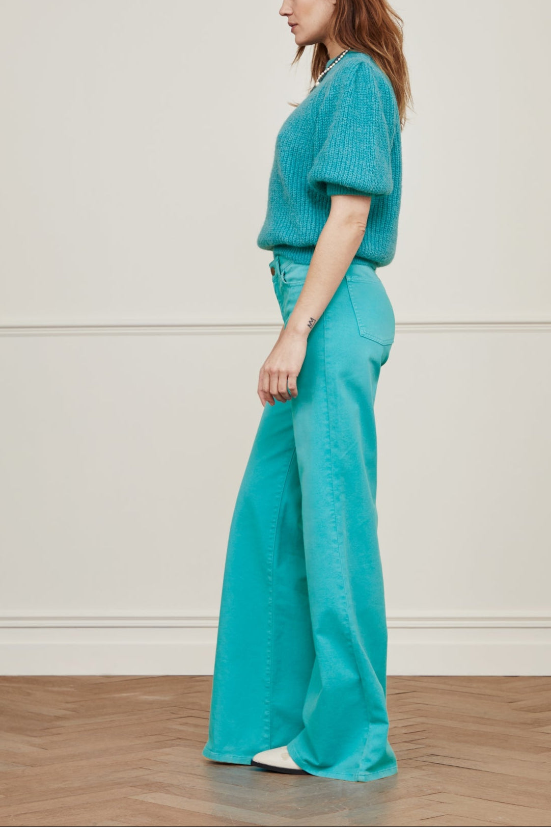 Eva wide leg trousers Fabienne chapot - second hand