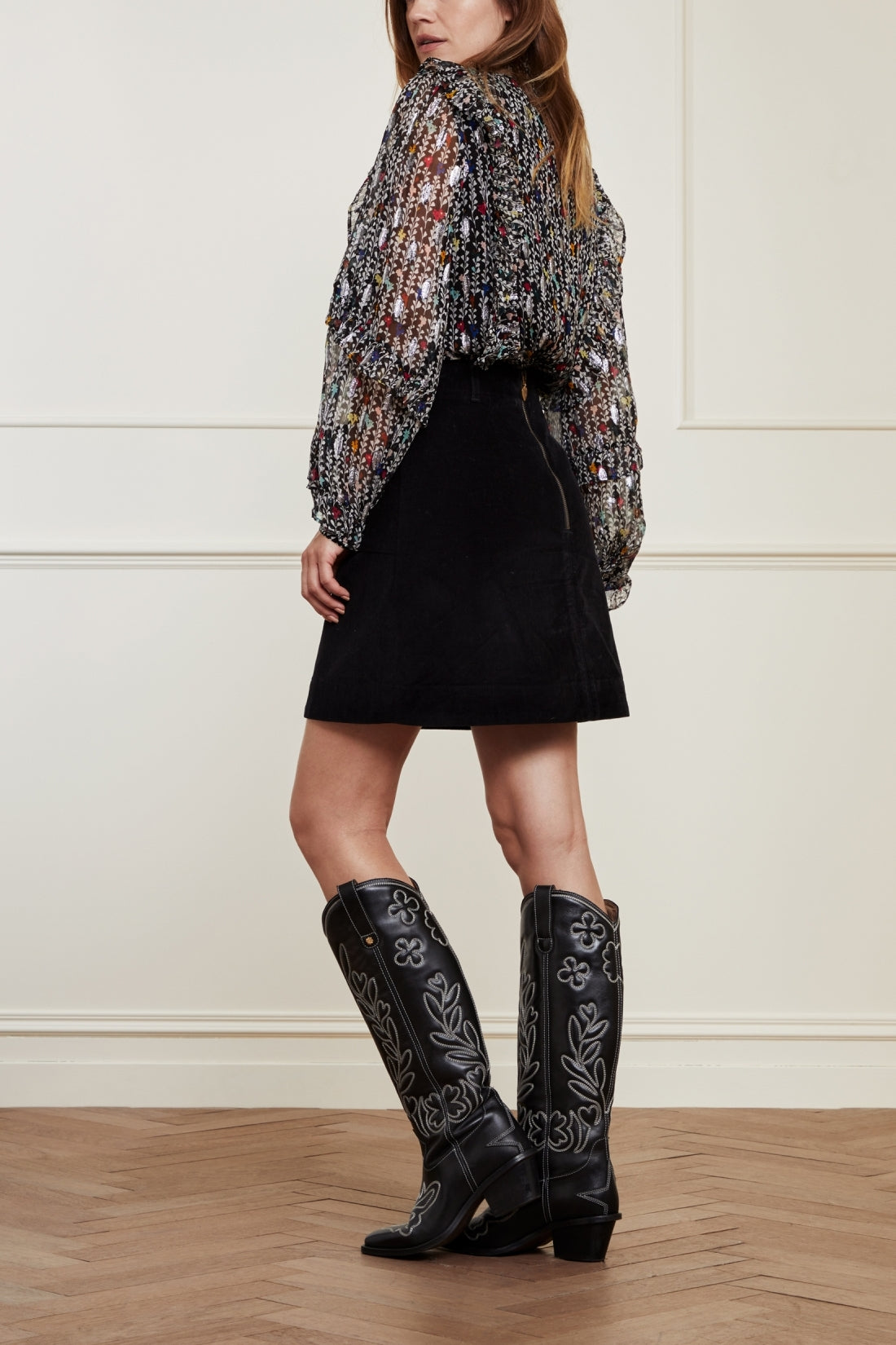 Victoria Solid Skirt Fabienne chapot - second hand