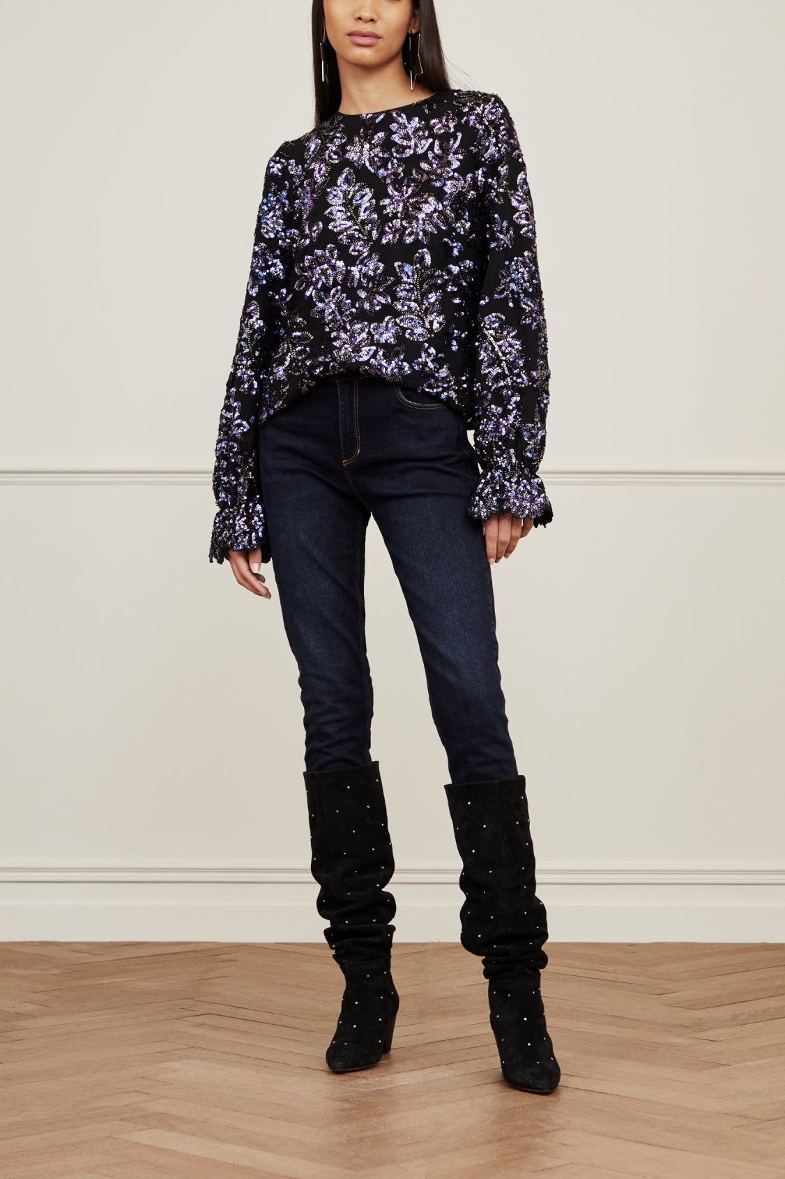 Sassy Sequin Top Fabienne chapot - second hand