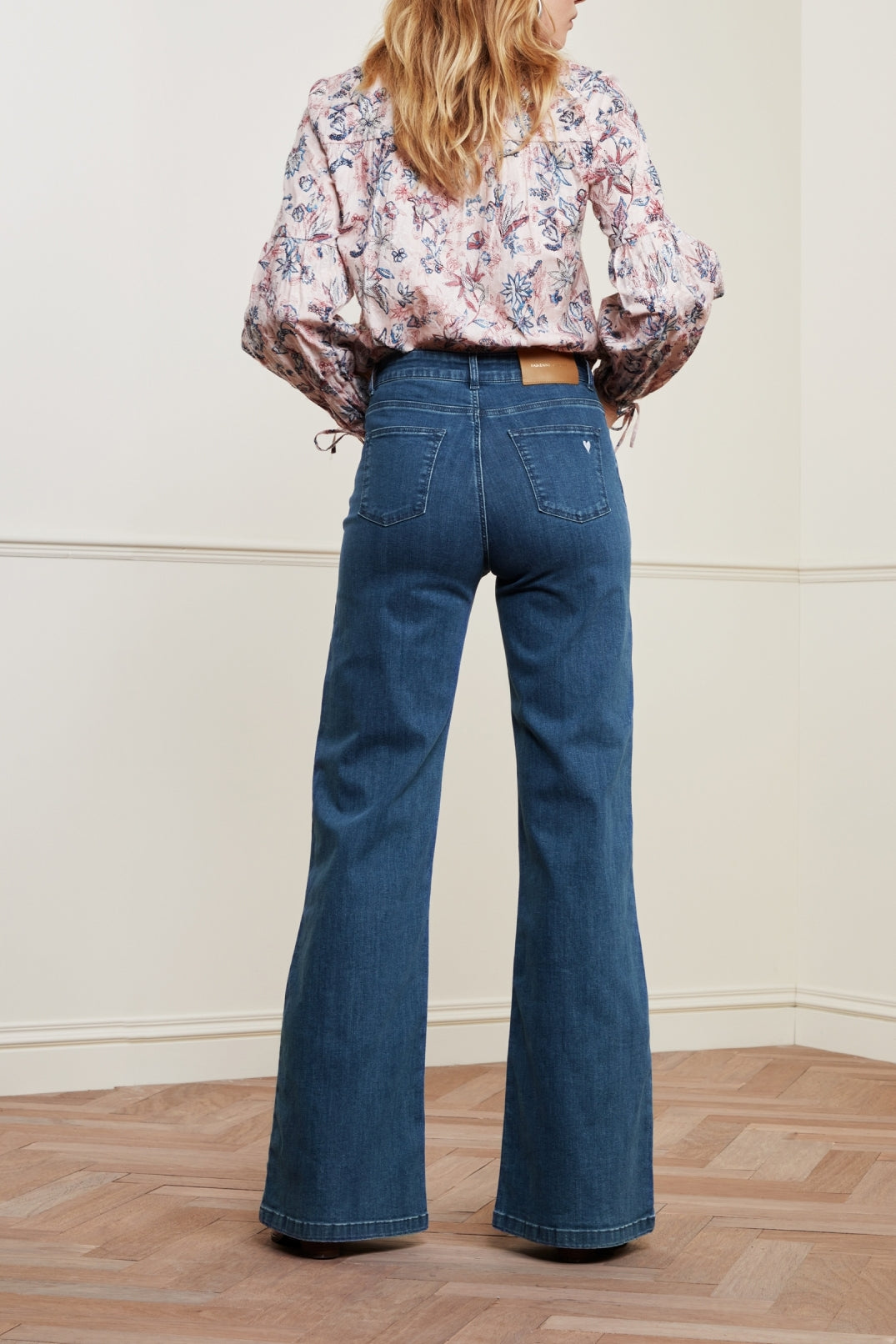 Eva Denim Wide Leg Trousers Fabienne chapot - second hand
