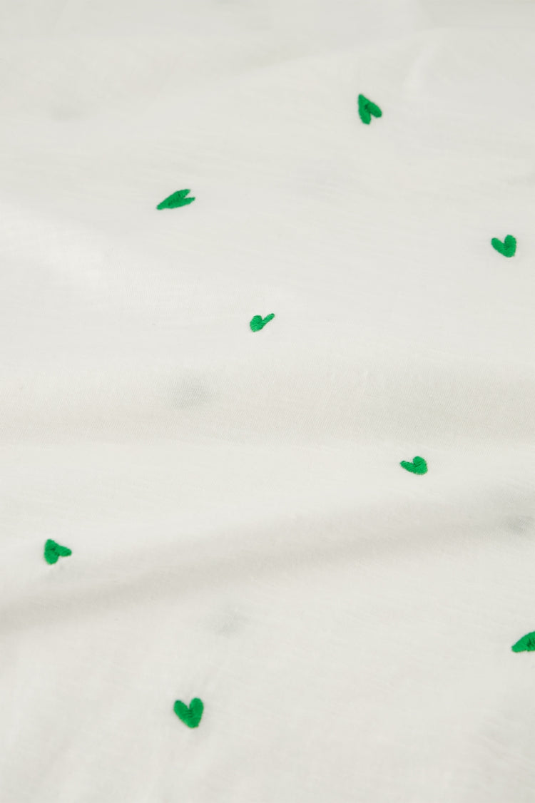 Phil V-neck Green Heart T-shirt Fabienne chapot - second hand