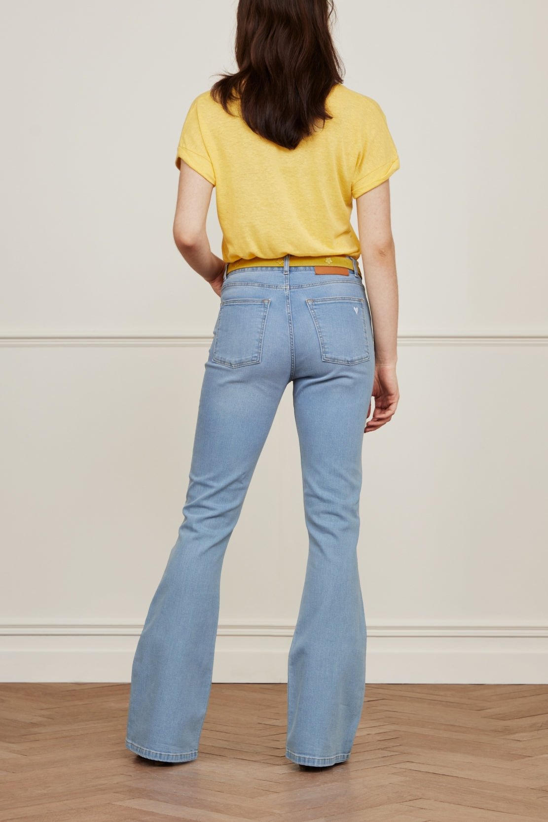 Eva Denim Flare Trousers Fabienne chapot - second hand