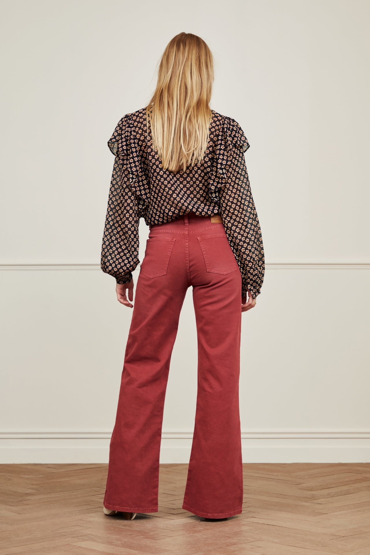 Eva wide leg trousers Fabienne chapot - second hand