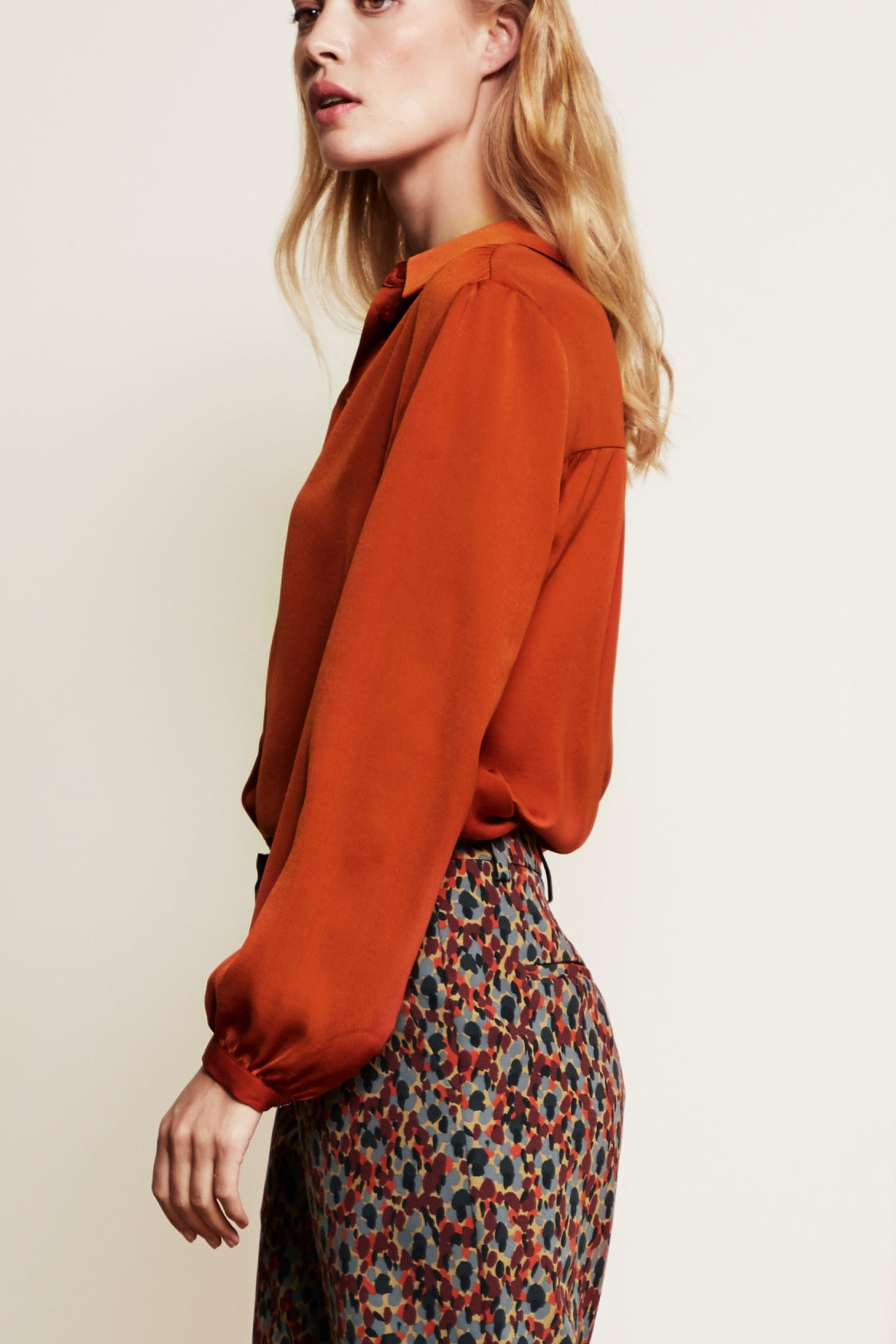 Mira Solid Blouse Fabienne chapot - second hand