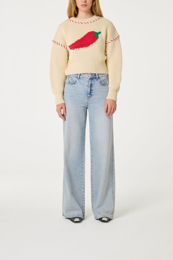 Alex Wide Leg Jeans Fabienne chapot - second hand