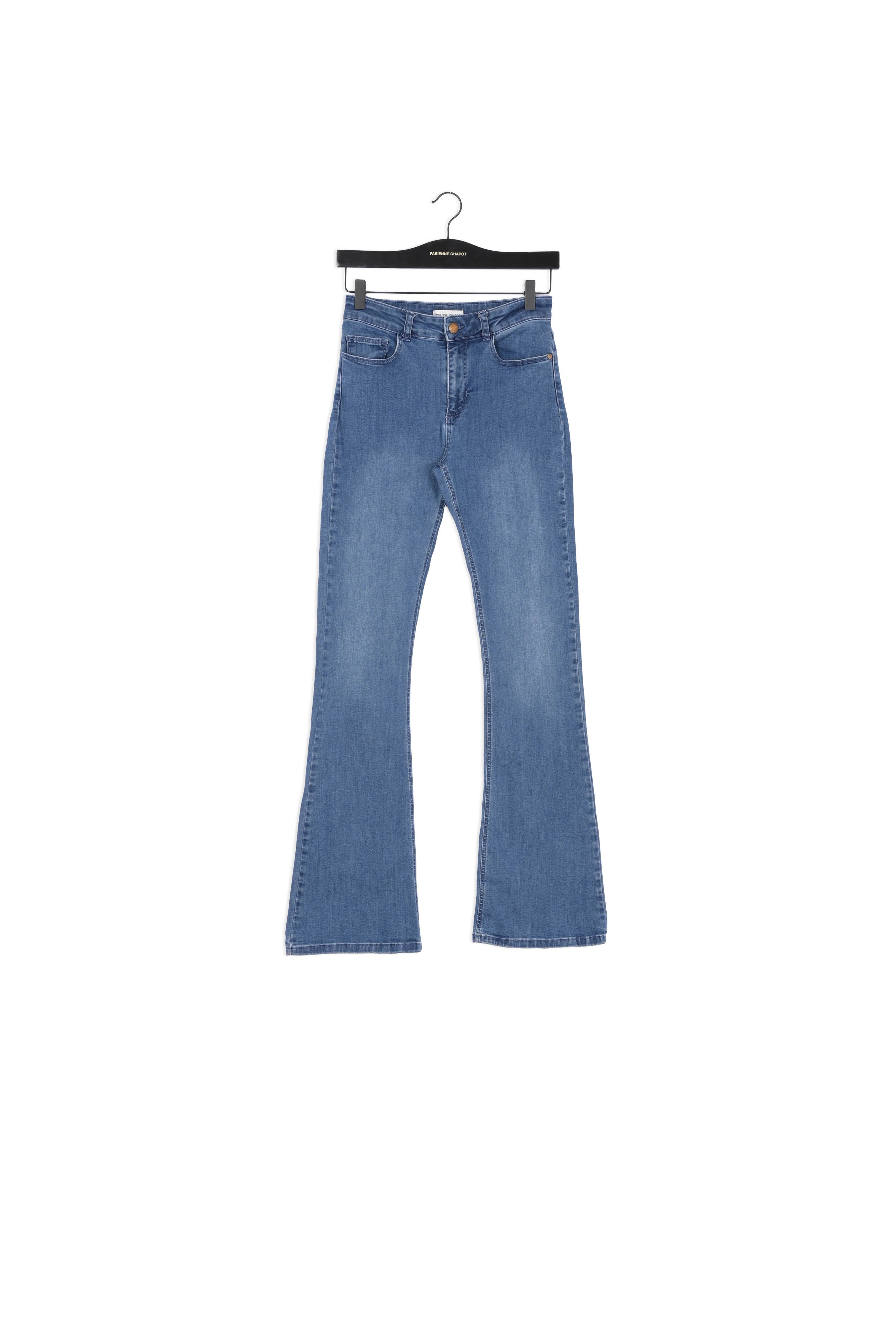 Eva Denim Solid Flare Trousers Fabienne chapot - second hand