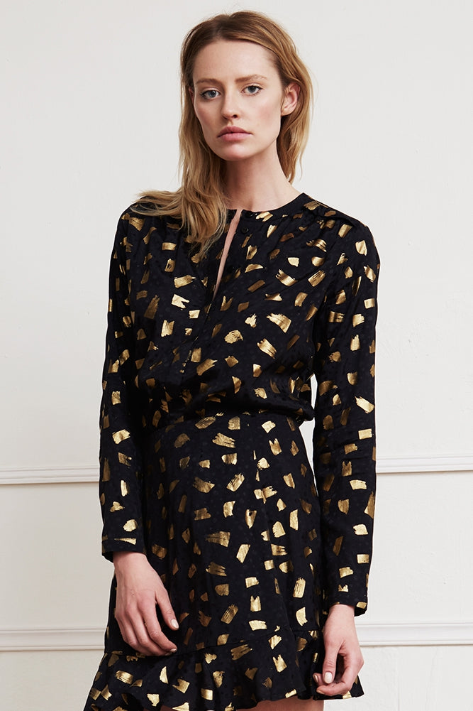Sunset Foil Blouse Fabienne chapot - second hand