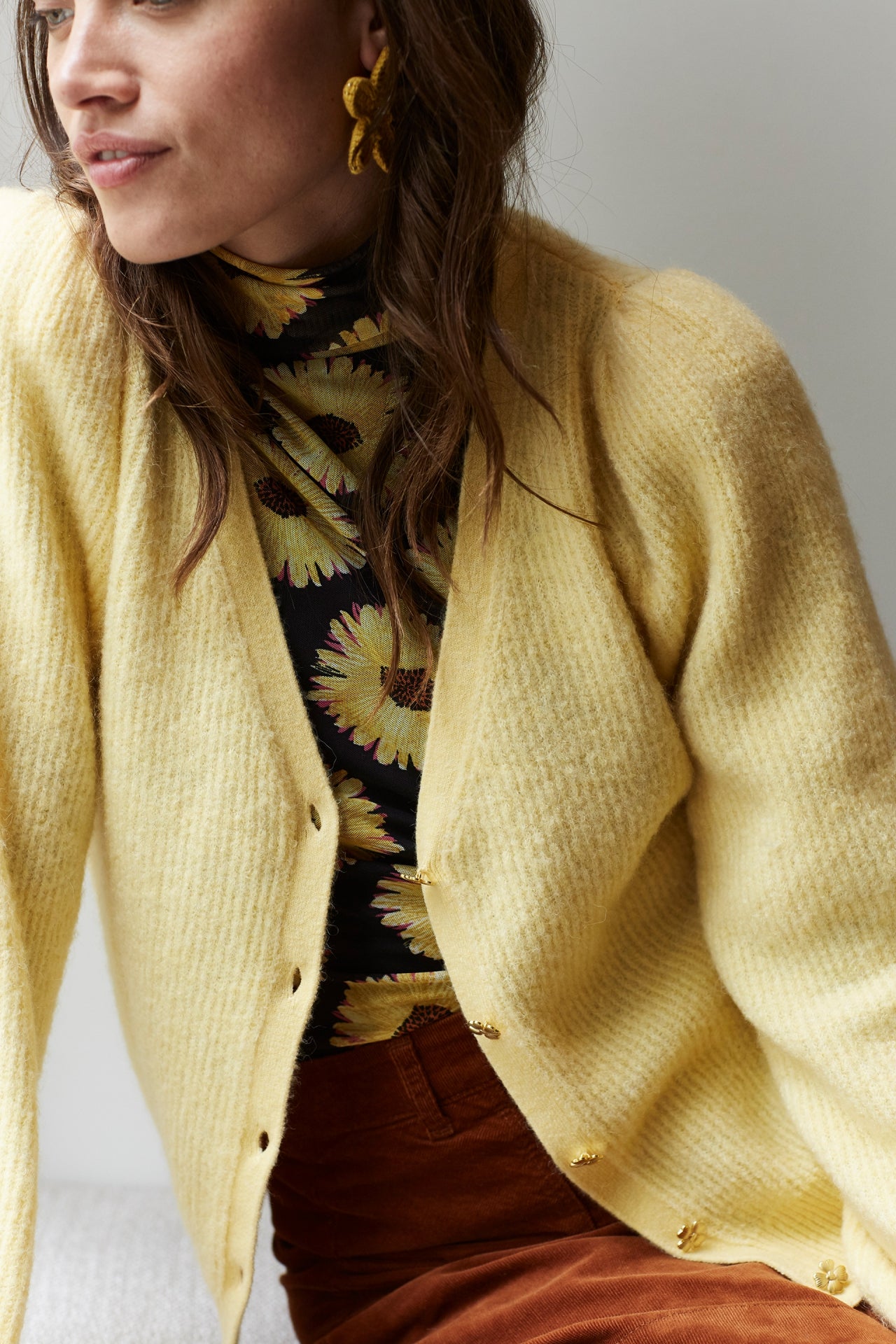 Sally Cardigan Long Sleeve Fabienne chapot - second hand
