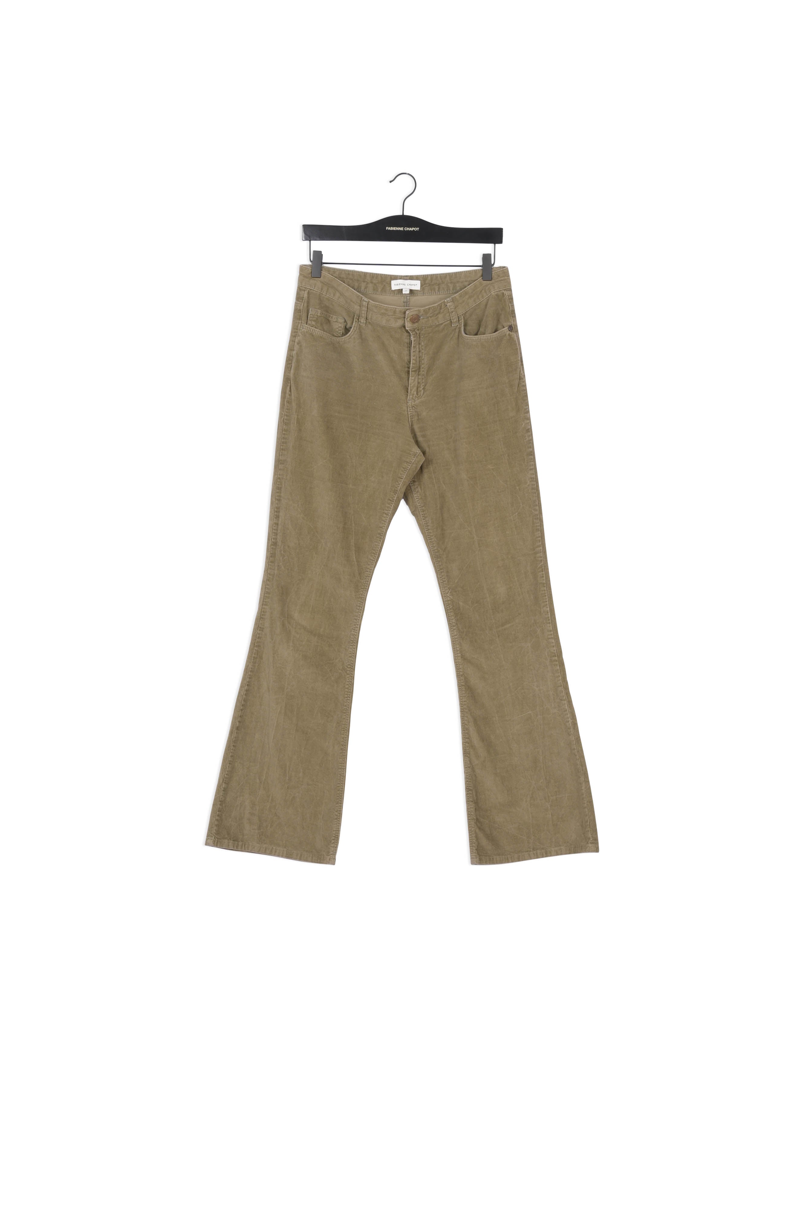 Eva Corduroy Flare Trousers Fabienne chapot - second hand