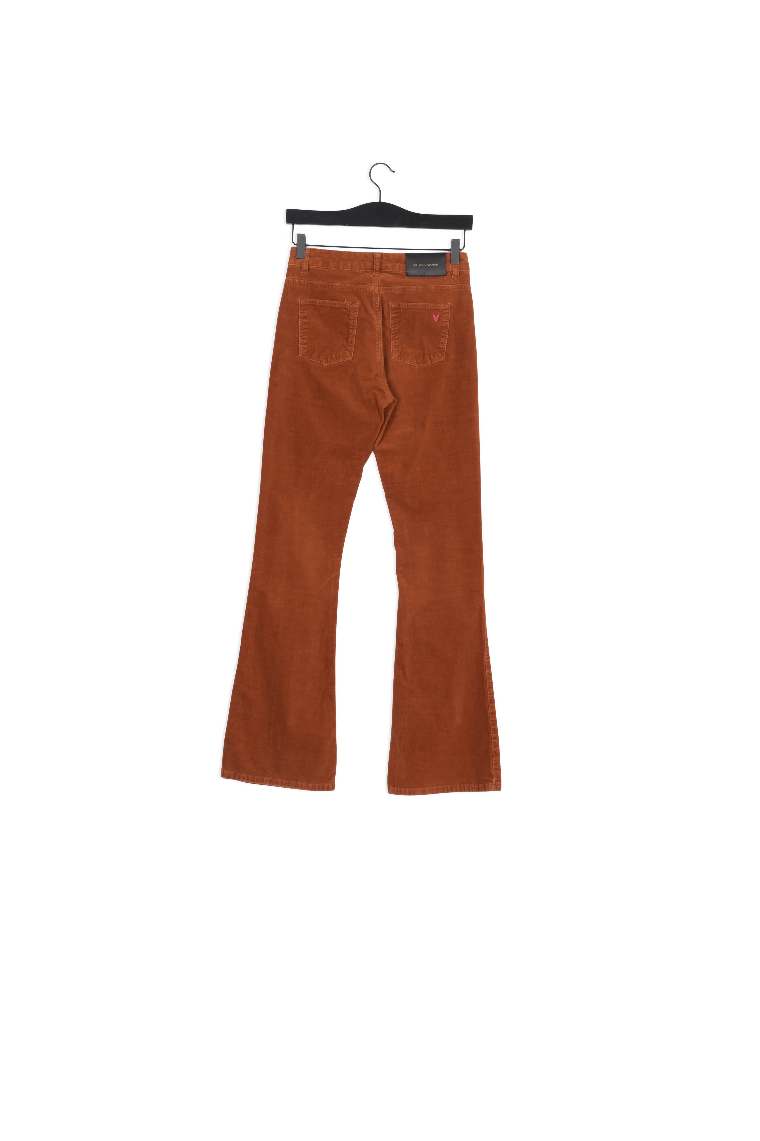 Eva Corduroy Flare Trousers Fabienne chapot - second hand