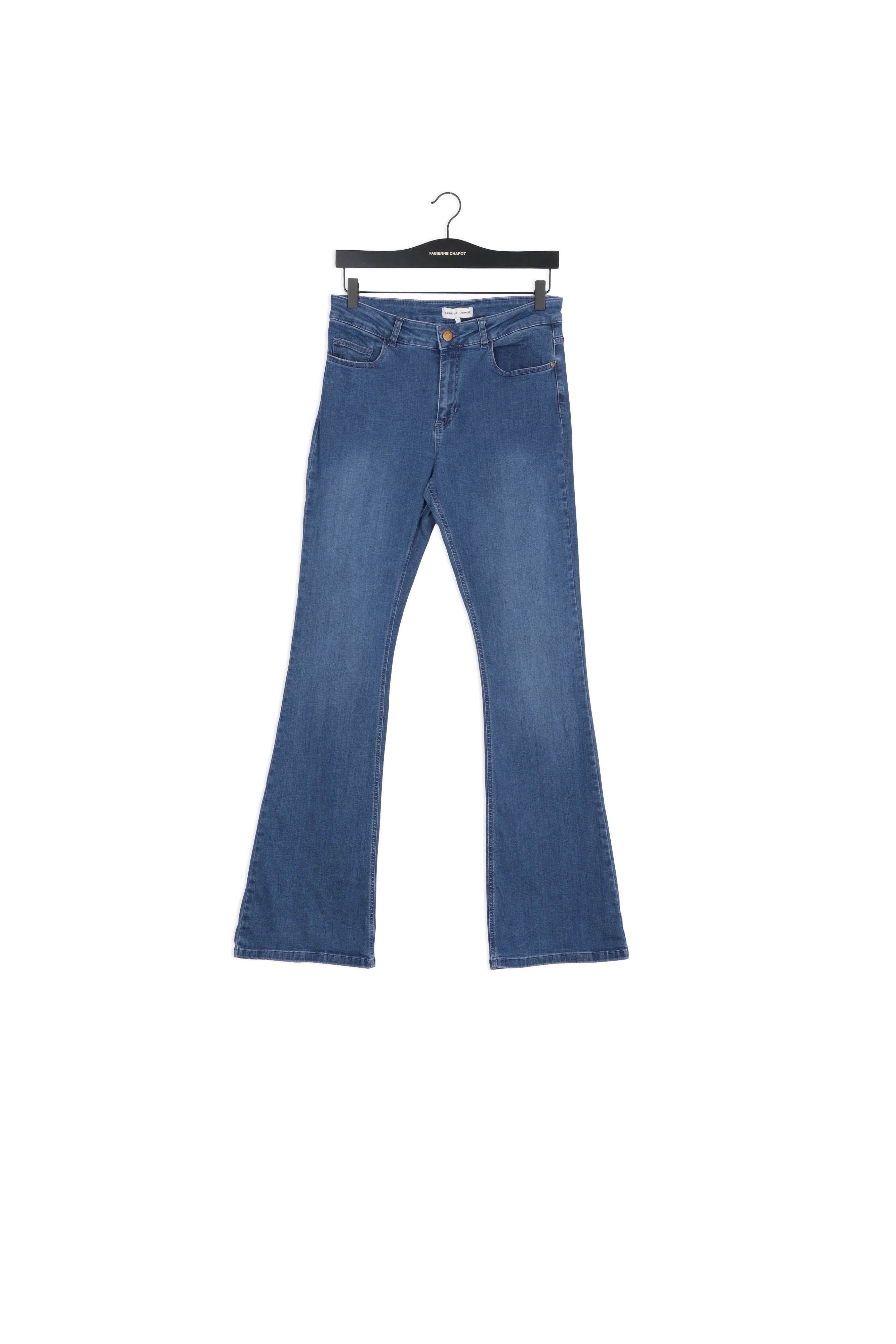 Eva Denim Solid Flare Trousers Fabienne chapot - second hand