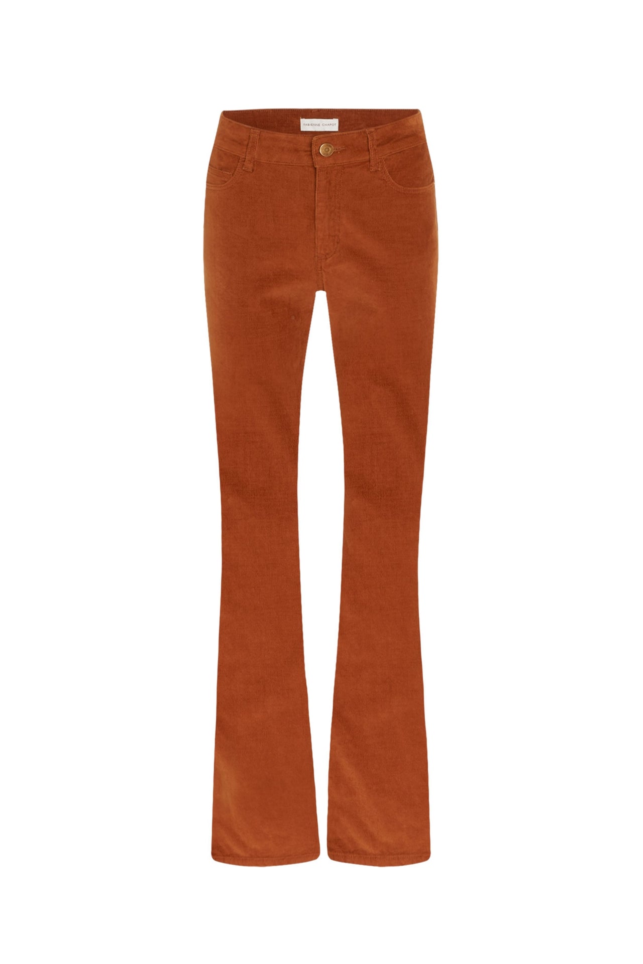 Eva Corduroy Flare Trousers Fabienne chapot - second hand