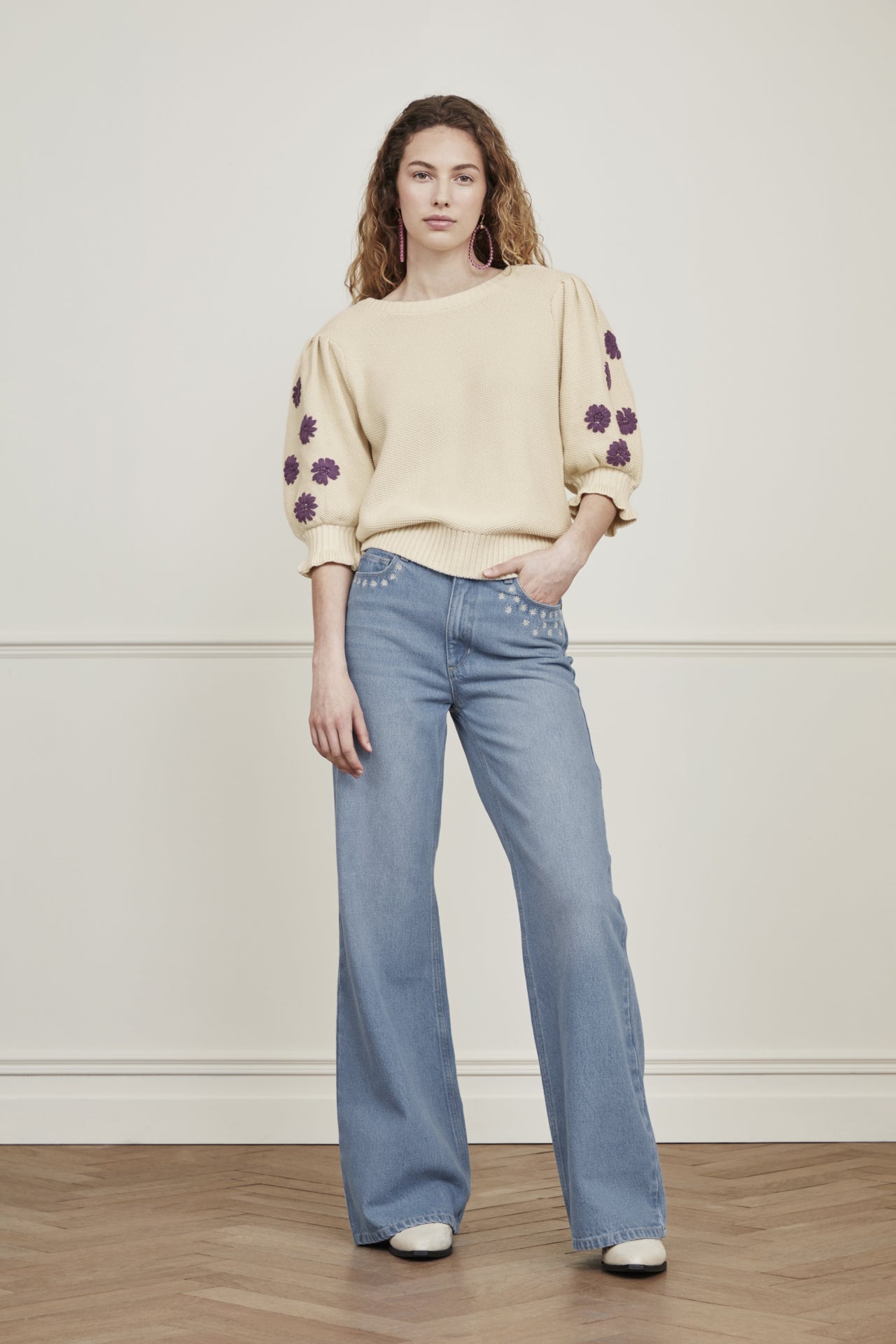 Thea wide jeans Fabienne chapot - second hand