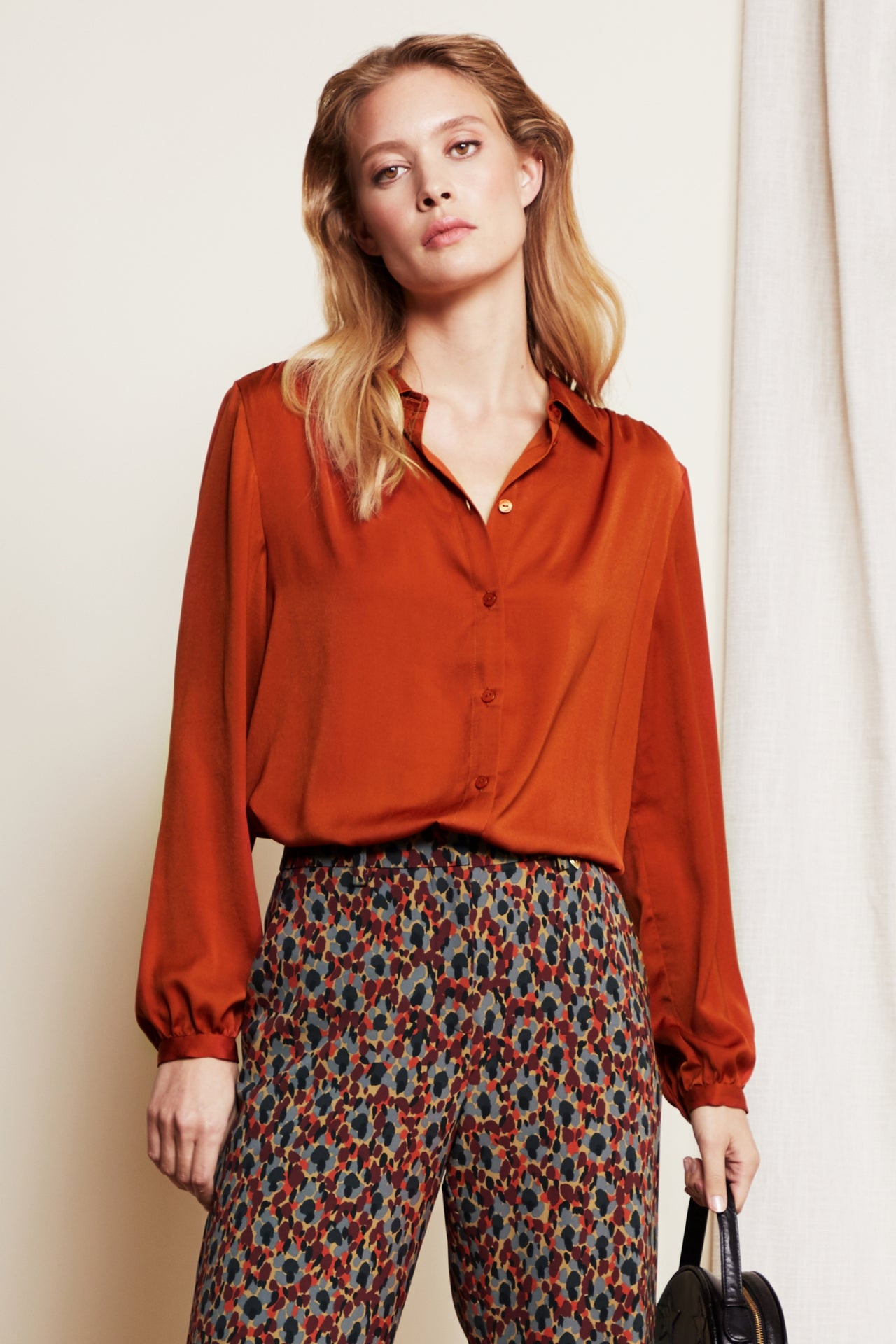 Mira Solid Blouse Fabienne chapot - second hand