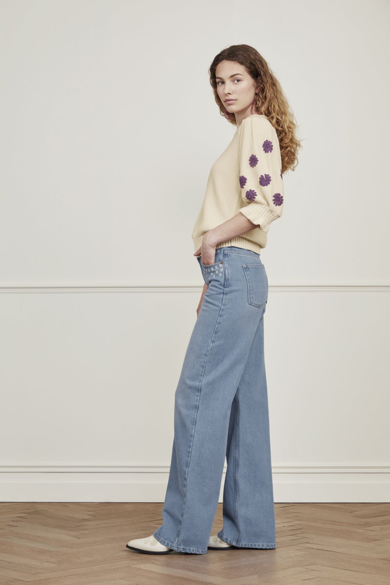 Thea wide jeans Fabienne chapot - second hand