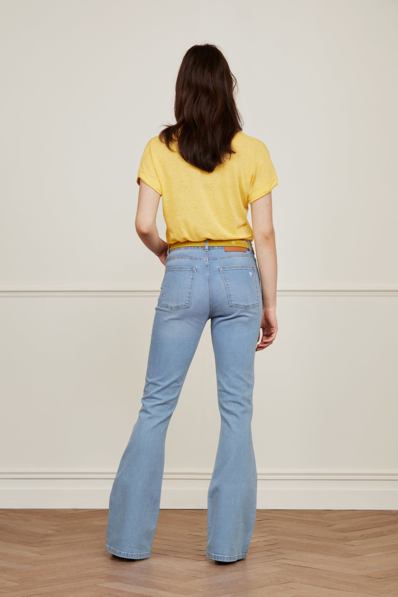 Eva Denim Flare Trousers Fabienne chapot - second hand