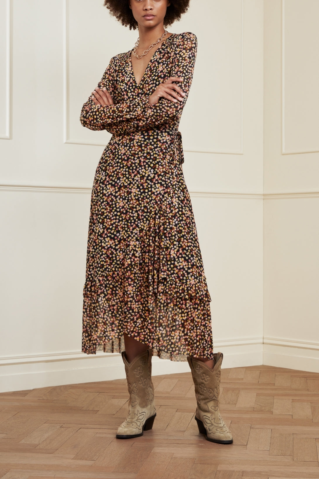 Natasja Frill Dress Fabienne chapot - second hand