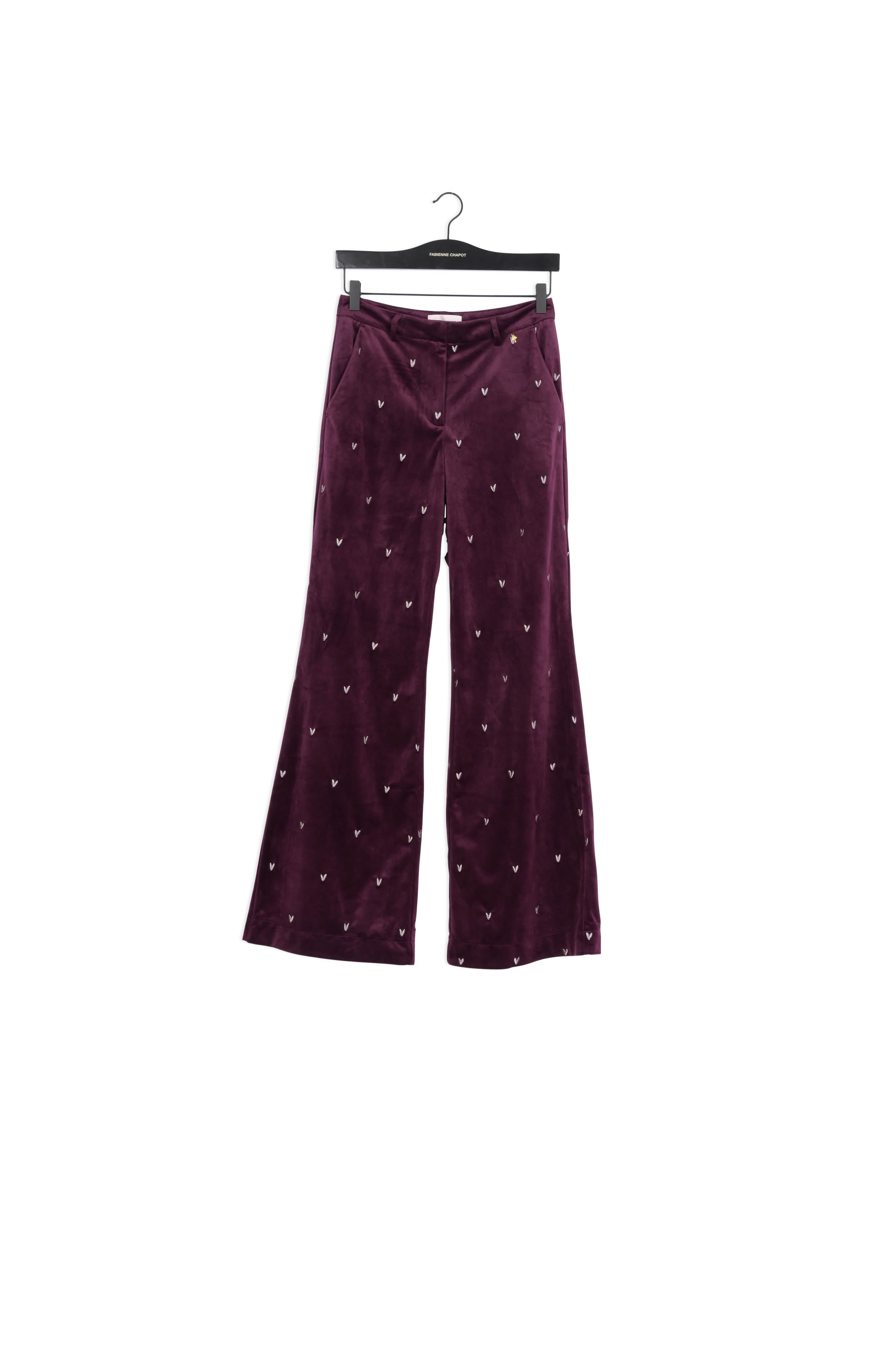 Puck Velvet Trousers Fabienne chapot - second hand