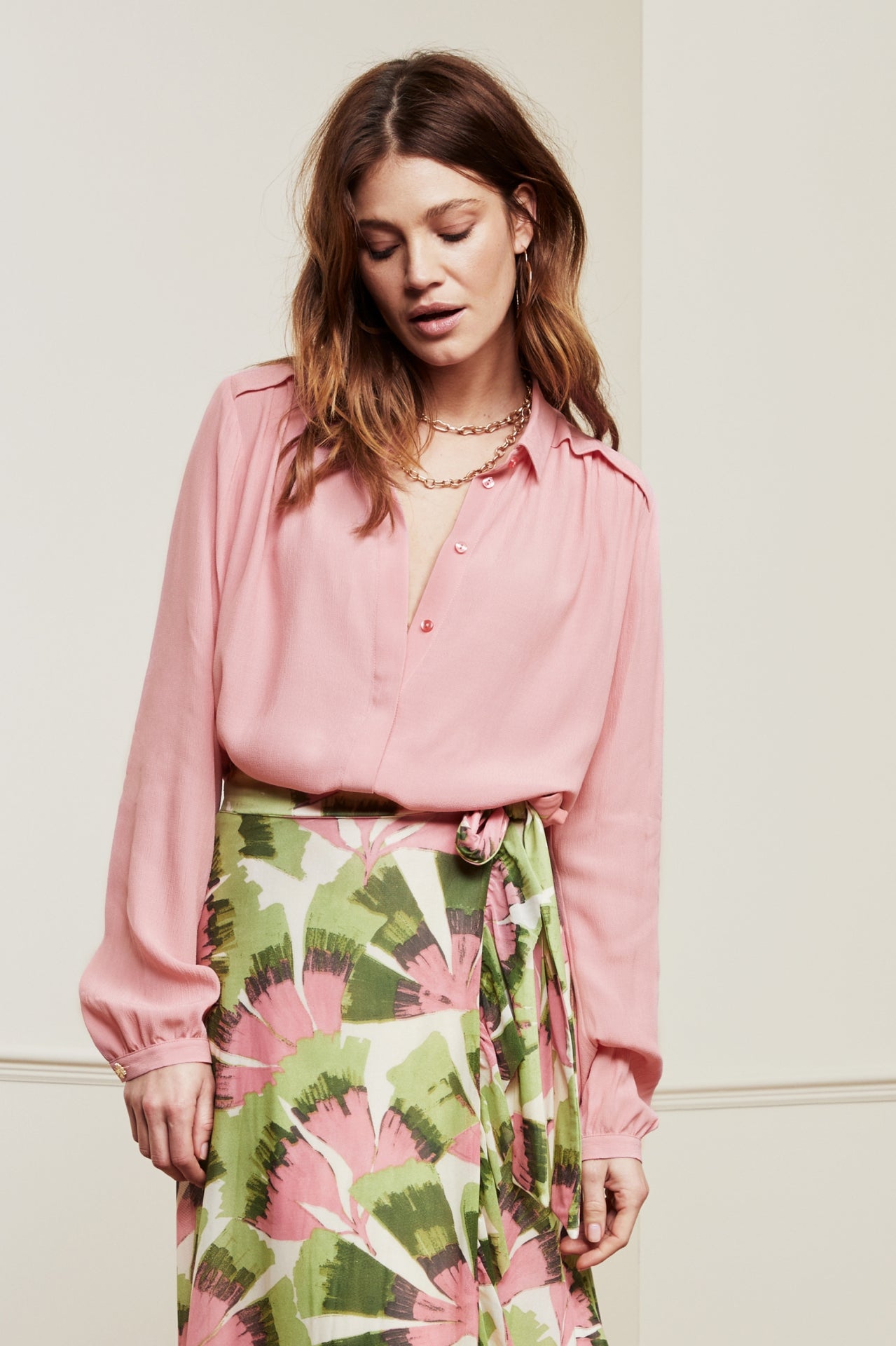 Sunrise Solid Blouse Fabienne chapot - second hand