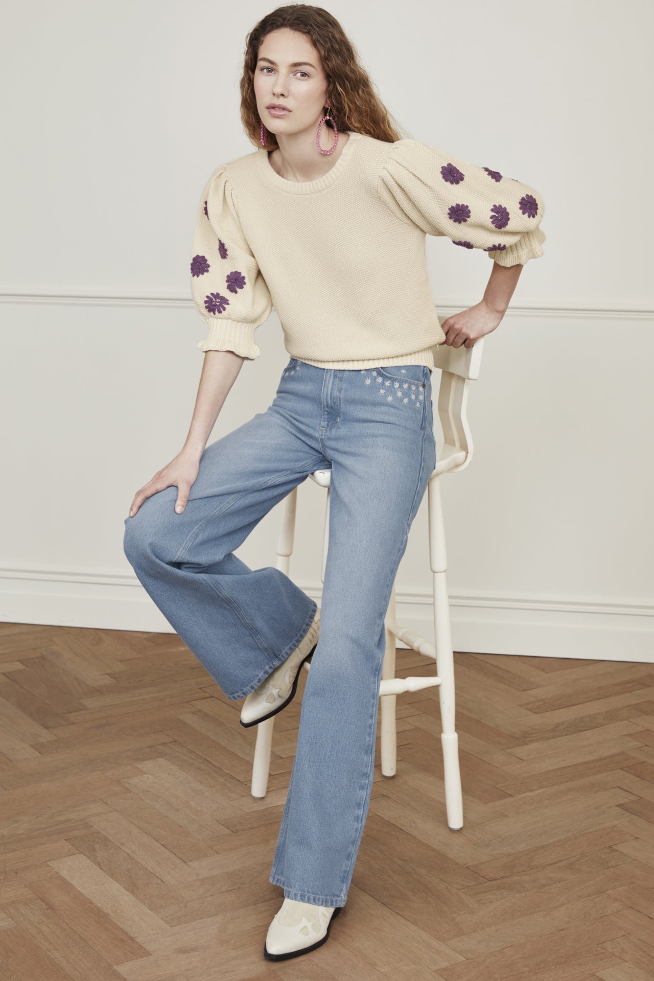 Thea wide jeans Fabienne chapot - second hand