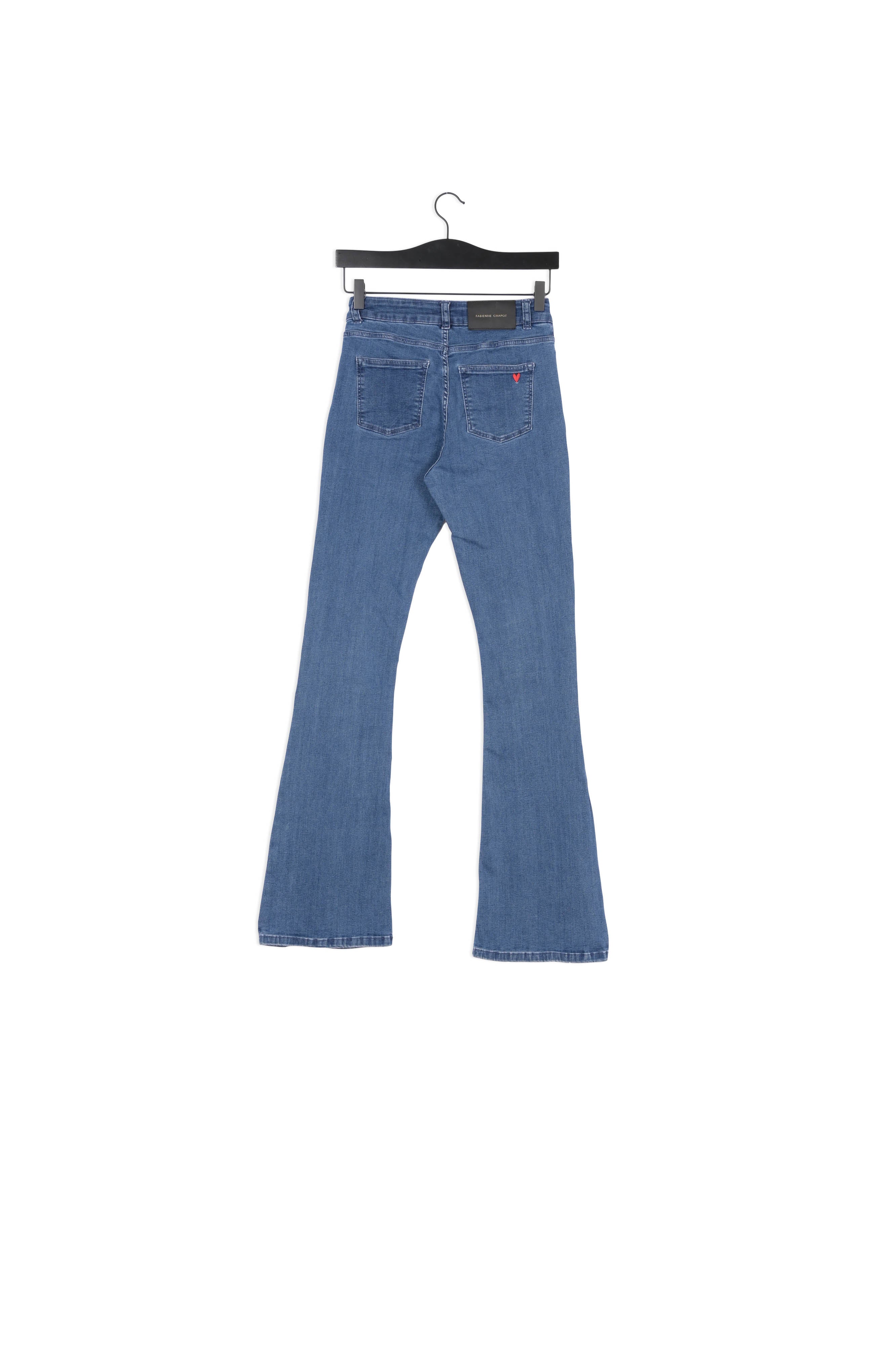 Eva Denim Solid Flare Trousers Fabienne chapot - second hand
