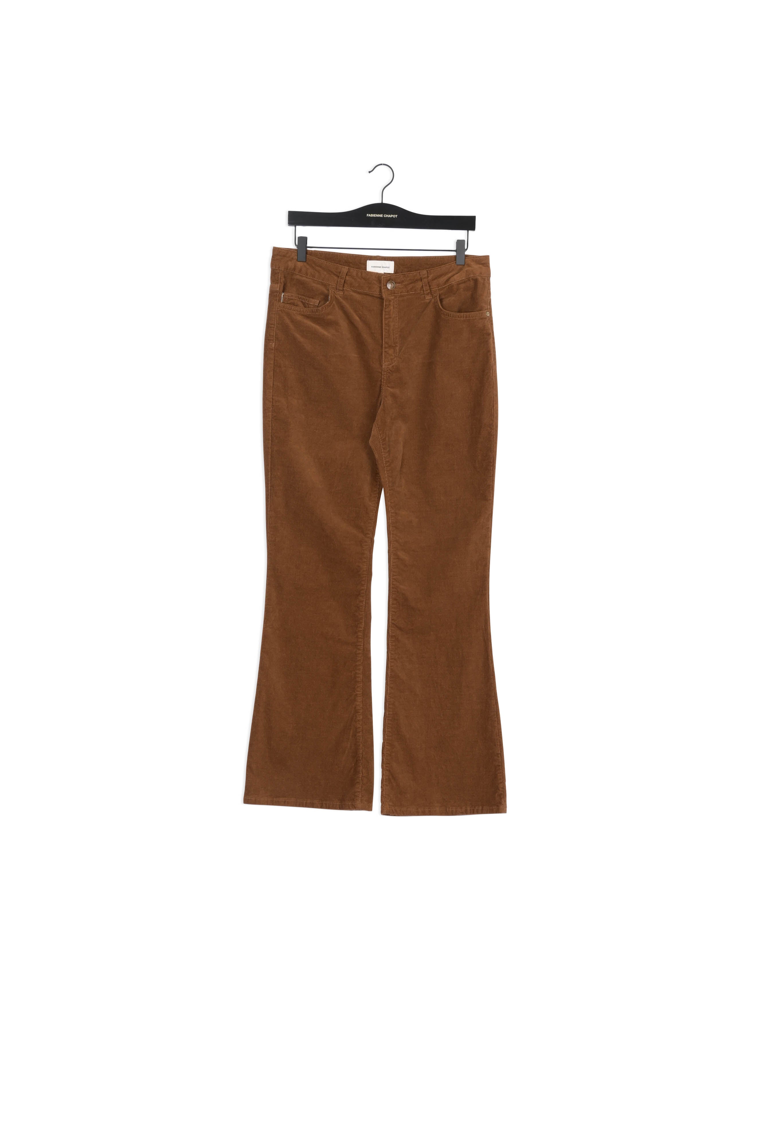 Eva Corduroy Flare Trousers Fabienne chapot - second hand