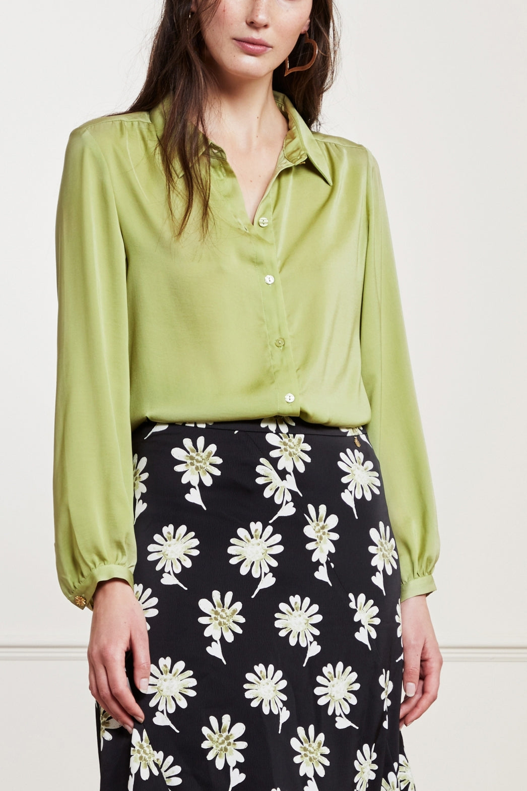 Mira Solid Blouse Fabienne chapot - second hand