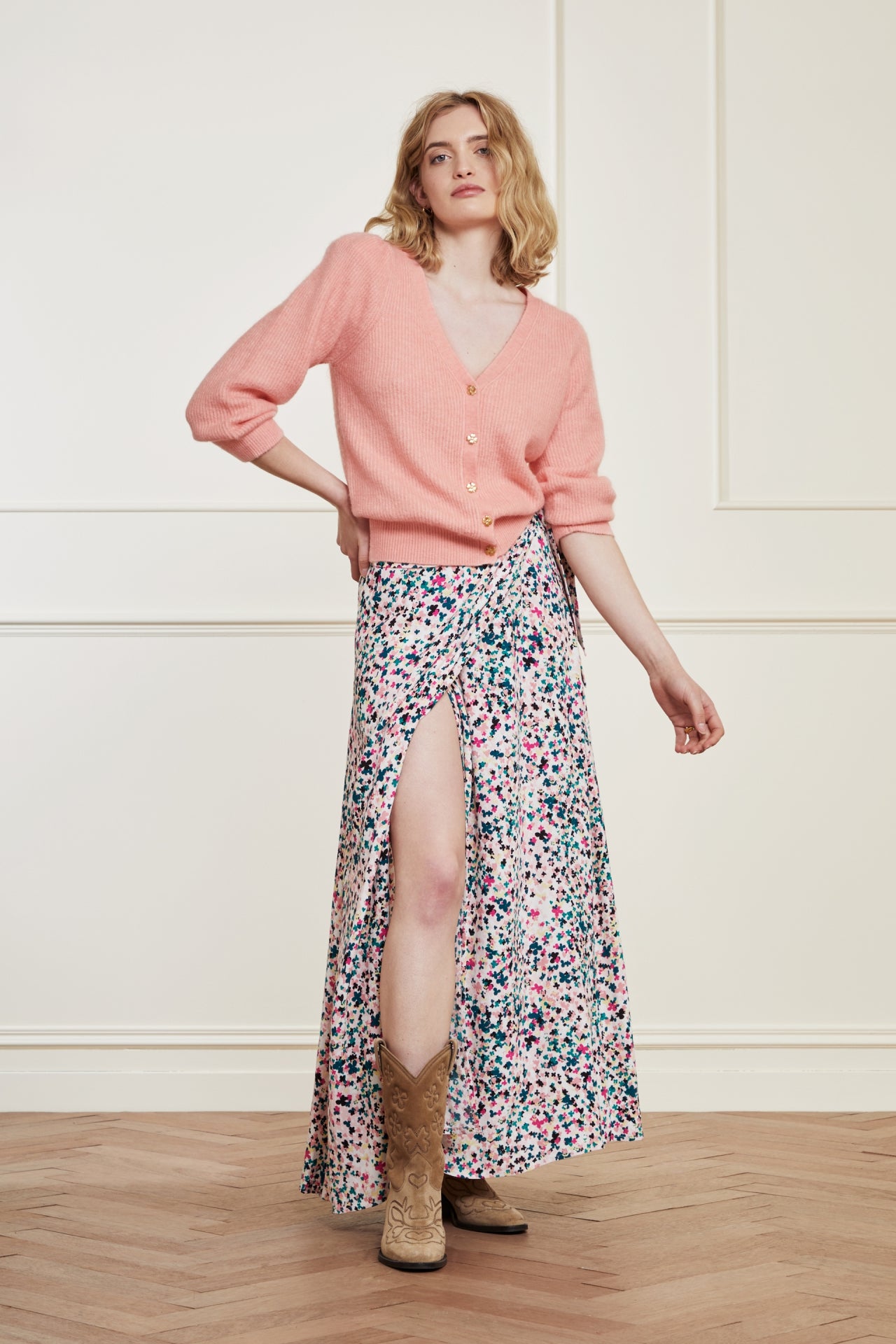 Sally Cardigan 3/4 Sleeve Fabienne chapot - second hand