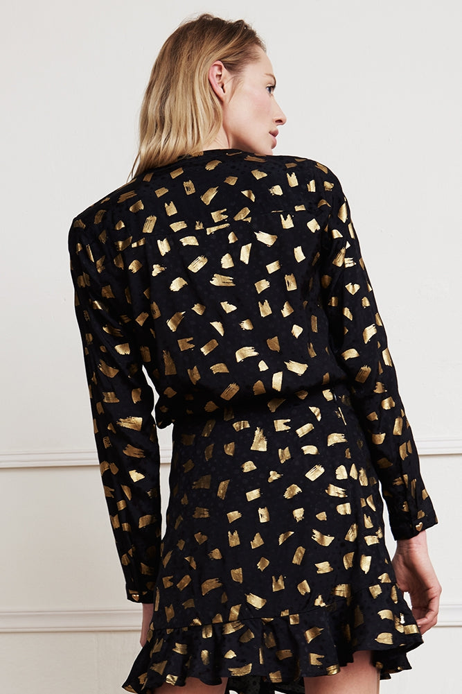 Sunset Foil Blouse Fabienne chapot - second hand