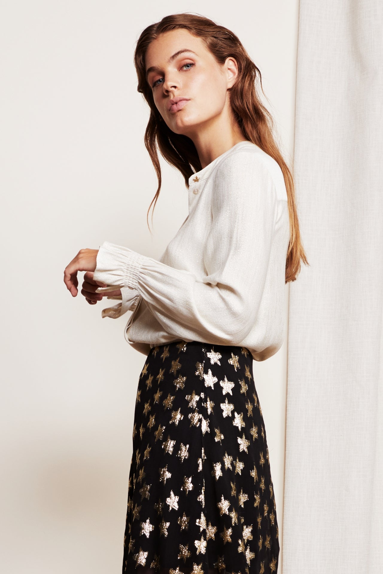 Studio Blouse Fabienne chapot - second hand