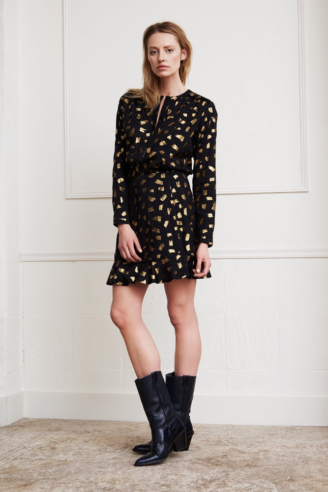Sunset Foil Blouse Fabienne chapot - second hand